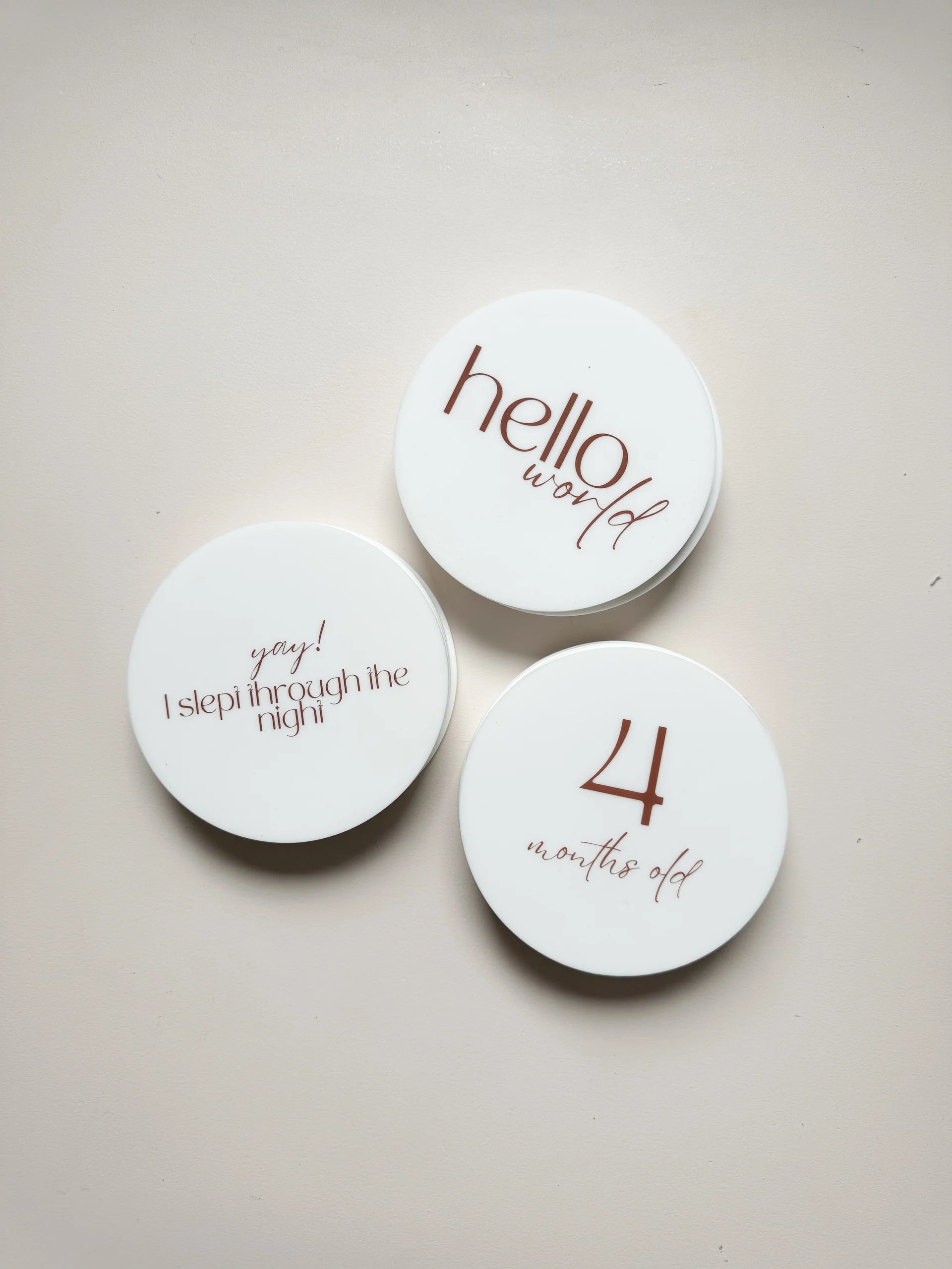 Silicone Milestone Set | Ivory