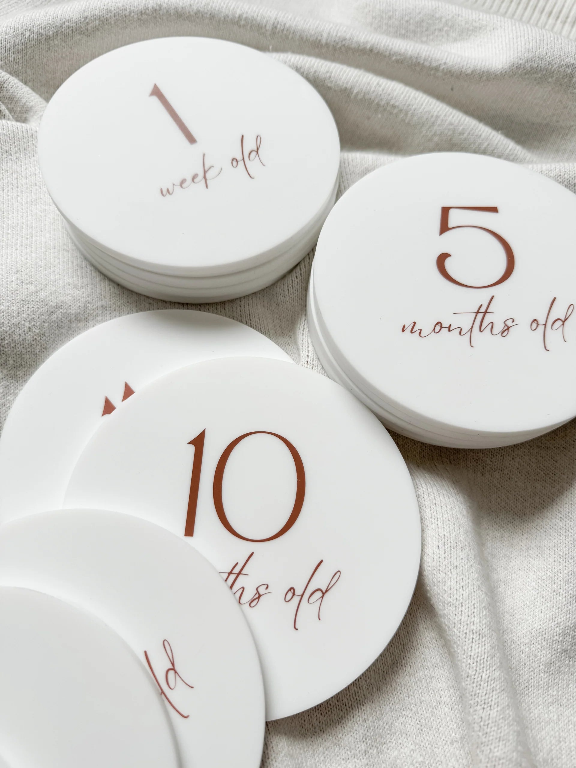 Silicone Milestone Set | Ivory