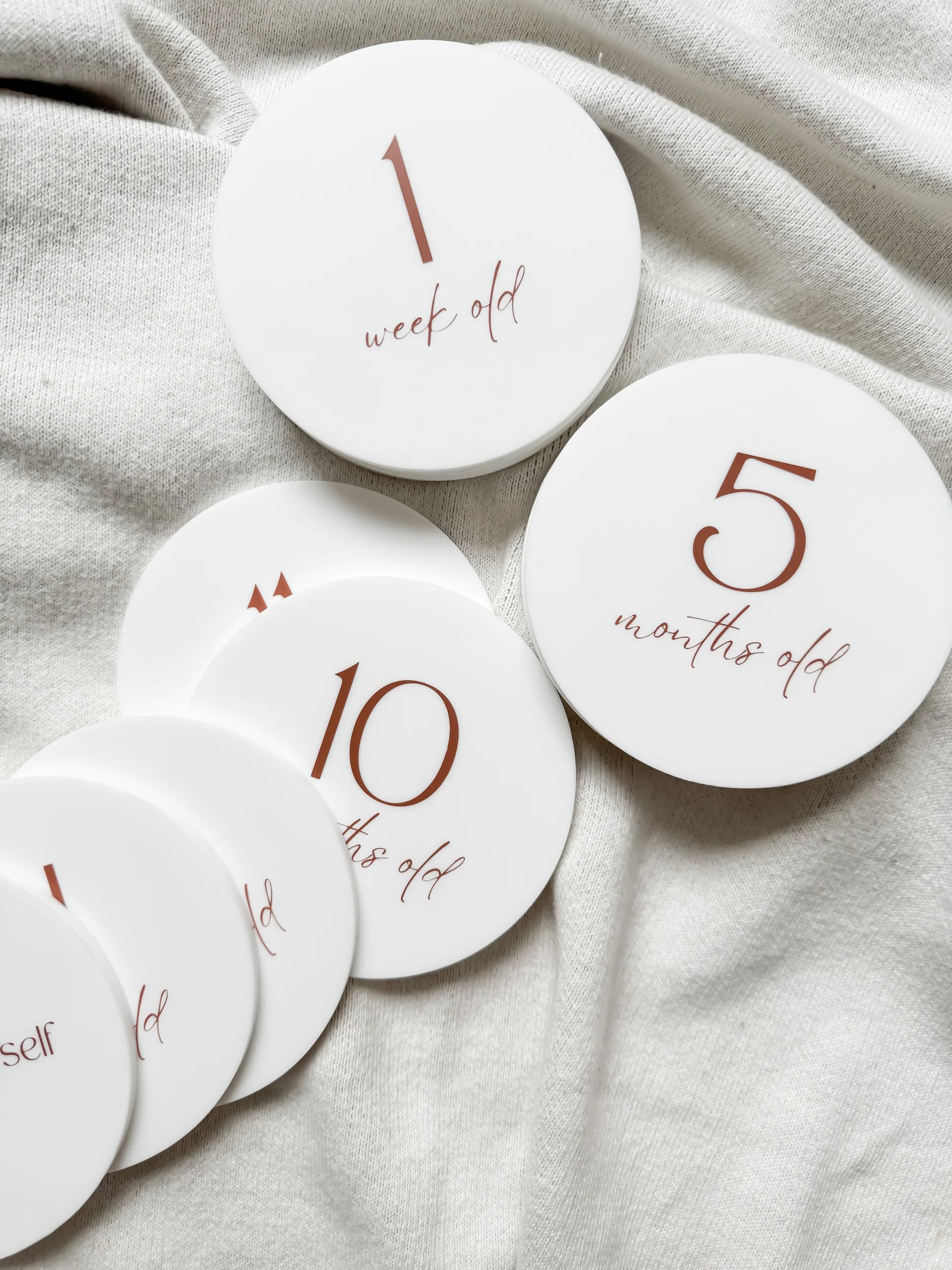 Silicone Milestone Set | Ivory