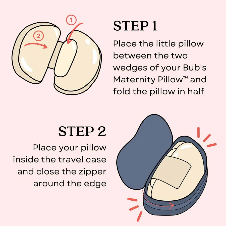 SoulSnap Maternity Pillow™ Compression Travel Case