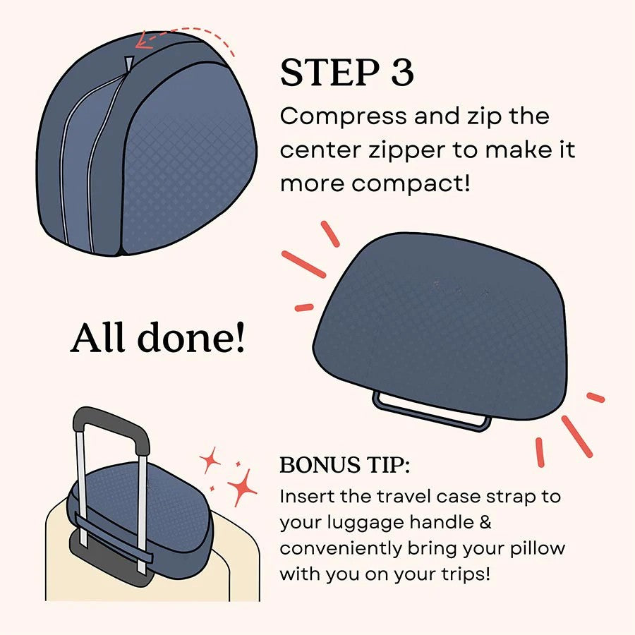 SoulSnap Maternity Pillow™ Compression Travel Case